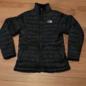 Girls North Face Reversible Coat